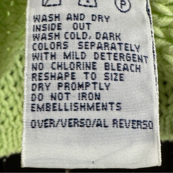 Tommy Hilfiger Mint Green Knit Cowl Neck Vest | Size M - Picture 5 of 6